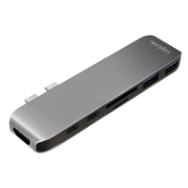 Adaptateur multiport USB-C LogiLink UA0302 HDMI/USB/SD