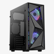 Tour AeroCool Glider, verre trempé, spacieuse