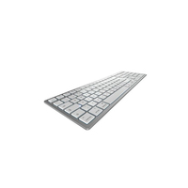 Cherry KW 9100 SLIM POUR MAC - USB + Bluetooth - QWERTY - Argent