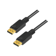 LogiLink CV0139 Câble DisplayPort 5 m mâle vers mâle transmission vidéo 4K