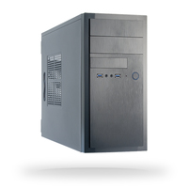 Boîtier d'ordinateur Midi Tower HT-01B-350GPB Noir 350 W