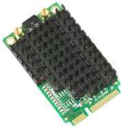MikroTik R11E-5HACD miniPCI, carte électronique avec connecteurs MMCX