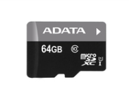 ADATA 64 Go microSDXC Classe 10 UHS-I, 30/10 Mo/s, abordable
