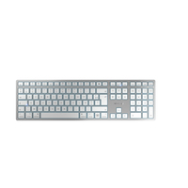 Cherry KW 9100 SLIM POUR MAC - USB + Bluetooth - AZERTY - Argent