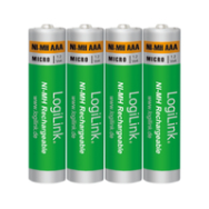 LogiLink LR03RB4 Batterie NiMH rechargeable 1,2 V 4pk 1000 mAh