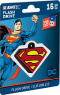 EMTEC DC Comics Collector Superman - 16 Go - USB Type-A - 2.0 - 15 Mo/s - Sans capuchon - Multicolore