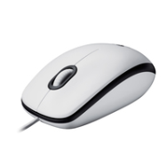 Logitech M100 Souris Optique 1000 DPI Blanc