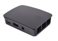 Boîtier Raspberry Pi RPI3-CASE-BLK-GRY, noir/gris, 71 x 96 mm