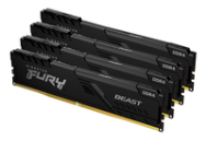 Kingston FURY Beast - DDR4 - Kit - 64 GB: 4 x 16 GB - DIMM 288-PIN - 3200 MHz / PC4-25600 - obuffrad