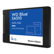 Disque SSD SATA WD Blue SA510 4 To (2,5") à 560 Mo/s