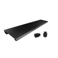 Cherry AC 3.3 - Aluminium - Noir - 379 g - 430 mm - 21 mm - 100 mm
