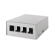 LogiLink NP0092 boîte de jonction métallique 87,3x112,5x45,2mm
