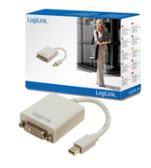 Adaptateur LogiLink Mini DisplayPort vers DVI 0,09 m