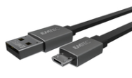 EMTEC T700B - 1,2 m - USB A - Micro-USB B - Noir
