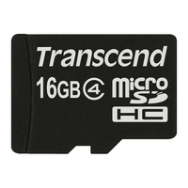 Transcend TS16GUSDC4 carte mémoire microSDHC de classe 4 de 16 Go