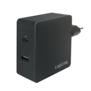 Adaptateur USB LogiLink 1x USB-C 1x USB-A 65W 20V CA