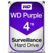 Disque dur WD Purple 4 To - 3,5 pouces optimisé pour la vidéosurveillance