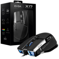 EVGA X17 - Ambidextre - Souris optique