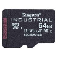 Kingston Industrial 64GB MicroSDXC UHS-I V30 Tåligt Minneskort