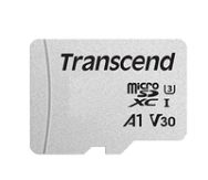 Adaptateur Transcend microSDXC 300S 64 Go 95 Mo/s Classe 10
