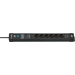 Brennenstuhl Premium-Line Prise de courant 6 prises 3m 2 USB noir