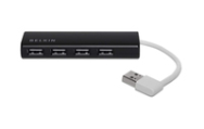 HUB USB 2.0 Belkin, 1:4, SLIM, passif