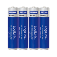 Piles alcalines LogiLink LR03B4 AAA 1,5 V 4pk 650 mAh