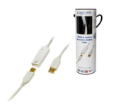 Câble d'extension LogiLink USB 2.0 12 m Type A mâle vers femelle