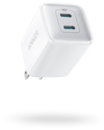 Chargeur Anker PowerPort III, 40 W, 2 x USB-C, blanc