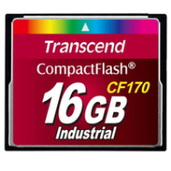 Transcend CF170 16 Go 90 Mo/s MLC Compact Flash durable