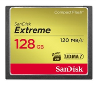 Carte CF SanDisk Extreme 128 Go