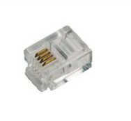 Connecteur LogiLink RJ11, paquet de 100 plaqué or