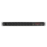LogiLink PDU8P01 Surveillé 1U 8 prises CA Couplage C13/C20
