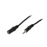 Câble d'extension audio LogiLink 5 m 3,5 mm