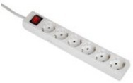 Brennenstuhl 1550620416 Multiprise 6 prises 1,4m blanc