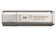 Kingston IronKey Locker+ 50 128GB USB 3.2 Gen 1 Silver Säkert USB