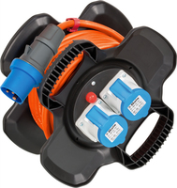 Brennenstuhl CEE Enrouleur de câble en caoutchouc pour camping/marine 10m