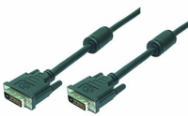 Câble LogiLink DVI-D mâle vers mâle 2 m