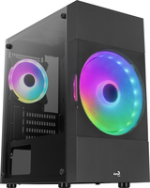 Mini-tour AeroCool Atomic Lite, micro-ATX, panneau vitré