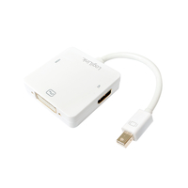 Câble adaptateur LogiLink CV0045A DisplayPort 0,15 m blanc