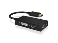Adaptateur DisplayPort vers DVI/VGA/HDMI ICY BOX IB-AC1031