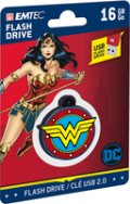 EMTEC DC Comics Collector Wonder Woman - 16 Go - USB Type-A - 2.0 - 15 Mo/s - Sans capuchon - Multicolore