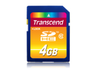 Carte mémoire Transcend SDHC 4GB Classe 10 30 Mo/s