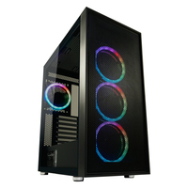 LC-802B-ON : Boîtier de jeu Wandererd_X RVB ATX