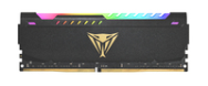 Mémoire de dissipateur thermique noir Patriot Viper Steel RGB 16 Go