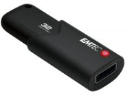 EMTEC B120 Click Secure - 32 Go - USB Type-A - 3.2 Gen 2 (3.1 Gen 2) - Coulissante - Noir