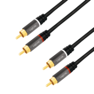 Câble LogiLink CA1204 RCA mâle-mâle 2m