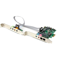 Carte son StarTech 7.1 canaux PCIe PEXSOUND7CH