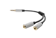 Adaptateur Sharkoon 3,5 mm vers double 3,5 mm 0,12 m