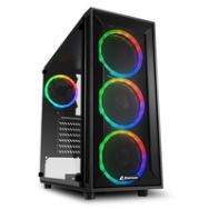 Sharkoon TG4M RGB - Boîtier ATX - ATX étendu